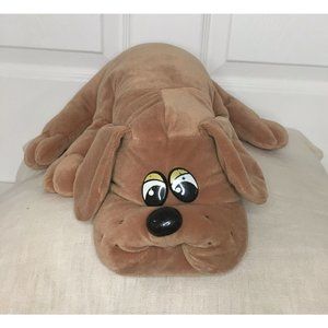 Vintage 1985 Pound Puppies Tonka Brown Plush Puppy Dog 18"